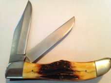 Case xx 5265 sab ssp (three dots) stag handle, engraved blade Case xx 5265 sab ssp (three dots) stag handle, engraved blade