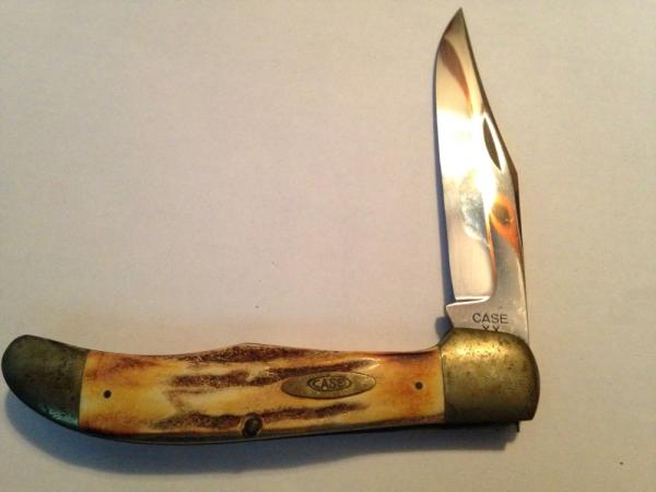 Case xx 5165 SAB stag handle. Single blade