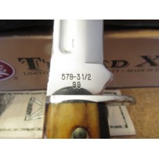 Case XX Stag Handle Fixed Blade  Pattern # 578-3 1/2 SS