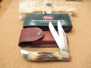 Case XX 2001 Vintage Stag Handle Folding Hunter Pattern V5265 SS