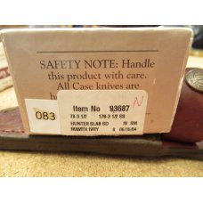 Case XX Mammoth Ivory Fixed Blade Pattern # I78-3 1/2 SS Case XX Mammoth Ivory Fixed Blade Pattern # I78-3 1/2 SS