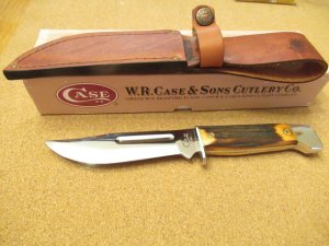 Case XX Stag Handle Fixed Blade Pattern # 547-5 SS 
