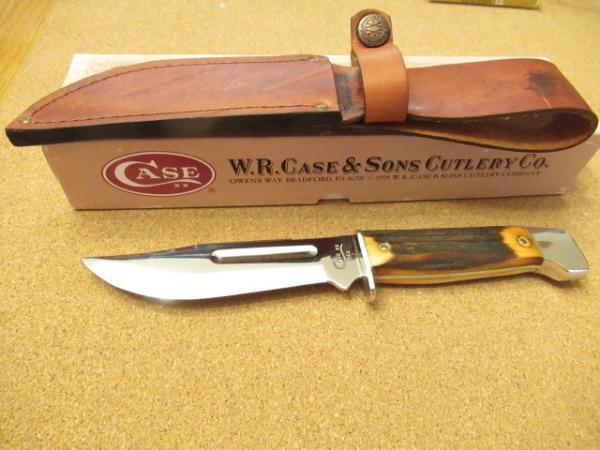 Case XX Stag Handle Fixed Blade Pattern # 547-5 SS Case XX Stag Handle Fixed Blade Pattern # 547-5 SS