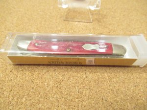 Schrade Walden Red Bone 3 Blade Stockman Pattern # 11897 R