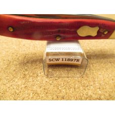 Schrade Walden Red Bone 3 Blade Stockman Pattern # 11897 R Schrade Walden Red Bone 3 Blade Stockman Pattern # 11897 R