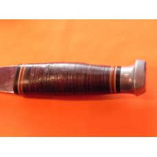Vintage Used Ka-Bar Camping / Hunting Hatchet With Leather Sheath / Cover Vintage Used Ka-Bar Camping / Hunting Hatchet With Leather Sheath / Cover