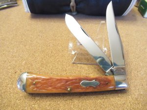 C Platts & Sons Eldred PA. Made By Case, Trapper 