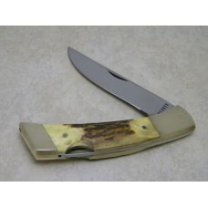 Gerber Portland, OR 97223 USA Stag Folding Sportsman II Lockback Knife & Pouch in Box