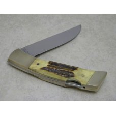 Gerber Portland, OR 97223 USA Stag Folding Sportsman II Lockback Knife & Pouch in Box