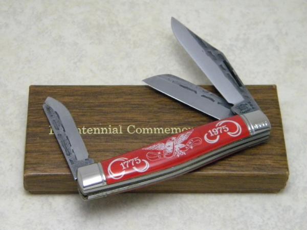 Parker Bicentennial Commemorative Stockman Knife Two Hundredth Anniversary 1775-1975 "U.S. Army" Parker Bicentennial Commemorative Stockman Knife Two Hundredth Anniversary 1775-1975 "U.S. Army"