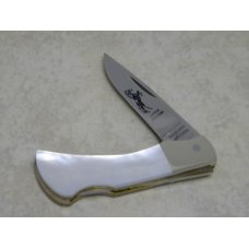 Parker Frost Japan Genuine Mother of Pearl Little Mustang Lockback Knife in Box Parker Frost Japan Genuine Mother of Pearl Little Mustang Lockback Knife in Box