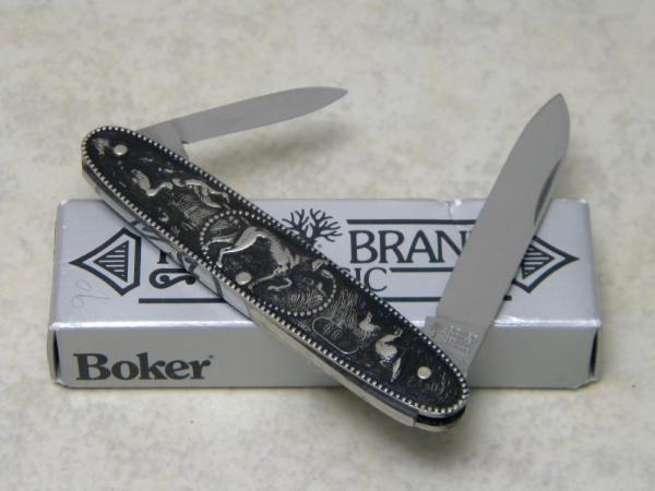 Boker Solingen Germany Rostfrei No. 350 Metal Hunting Bird Dog Pen Knife in Box Boker Solingen Germany Rostfrei No. 350 Metal Hunting Bird Dog Pen Knife in Box