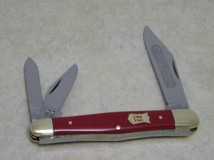 Kissing Crane Robt Klaas Solingen Germany Red 2730XVI Hand Crafted Whittler Knife c.1977