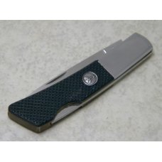 Gerber Portland Oregon Silver Knight by Sakai Japan Checkered Green Lockback Knife Gerber Portland Oregon Silver Knight by Sakai Japan Checkered Green Lockback Knife