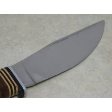 Jean Case Cut. Co. Little Valley NY Stacked Leather Fixed Blade Sheath Knife