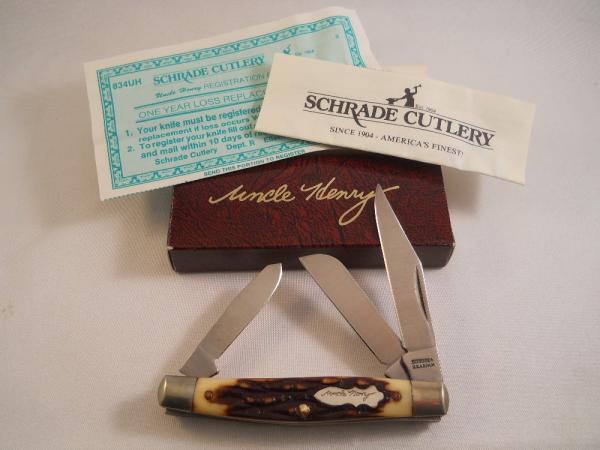 Schrade Uncle Henry 834UH USA Mint Schrade Uncle Henry 834UH USA Mint