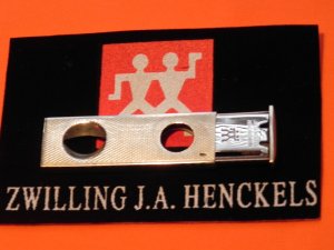 Vintage Zwillingswerk, J A Henckels Metal Cigar Cutter With 2 Cutters In 1 tool - NM -  RARE ONE!