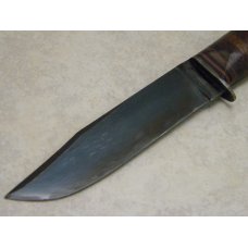 Western Boulder Colo. Stacked Leather WWII Mark 1 Fixed Blade Sheath Knife with Blued Blade Western Boulder Colo. Stacked Leather WWII Mark 1 Fixed Blade Sheath Knife with Blued Blade