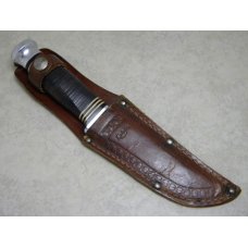 Kinfolks USA K380 Stacked Leather Fixed Blade Sheath Knife