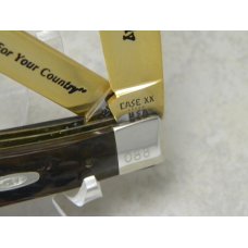 Case USA 1985 Great American Statesman John F. Kennedy 6254 Bone Trapper Knife & Coin in Box Case USA 1985 Great American Statesman John F. Kennedy 6254 Bone Trapper Knife & Coin in Box