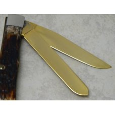 Case USA 1985 Great American Statesman John F. Kennedy 6254 Bone Trapper Knife & Coin in Box Case USA 1985 Great American Statesman John F. Kennedy 6254 Bone Trapper Knife & Coin in Box