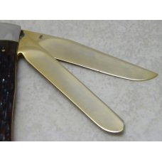 Case USA 1986 Great American Statesman George Washington 6254 Bone Trapper Knife & Coin in Box 