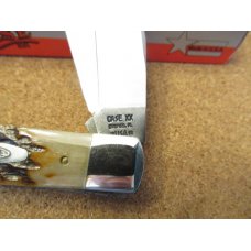 1992 Case XX Bone Handle Trapper Pattern # 6254 SS Satin Finish Blades