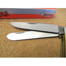 1992 Case XX Bone Handle Trapper Pattern # 6254 SS Satin Finish Blades
