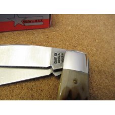 1992 Case XX Bone Handle Trapper Pattern # 6254 SS Satin Finish Blades