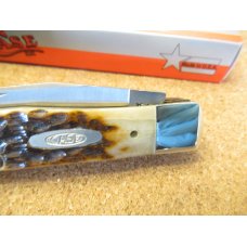 1992 Case XX Bone Handle Trapper Pattern # 6254 SS Satin Finish Blades