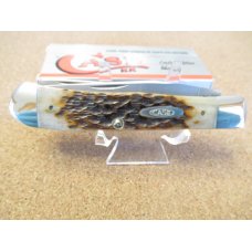 1992 Case XX Bone Handle Trapper Pattern # 6254 SS Satin Finish Blades