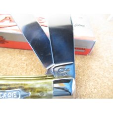1996 Case XX Green Bone Handle Trapper Pattern # 6254 SS 1996 Case XX Green Bone Handle Trapper Pattern # 6254 SS
