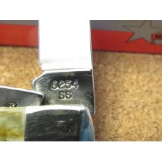 1996 Case XX Green Bone Handle Trapper Pattern # 6254 SS 1996 Case XX Green Bone Handle Trapper Pattern # 6254 SS
