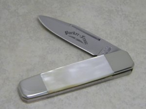 Parker Frost Japan Genuine Mother of Pearl 1 Blade Coffin Jack Knife