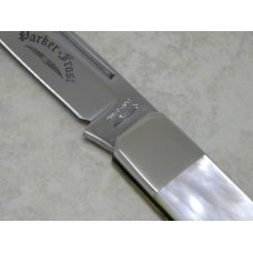 Parker Frost Japan Genuine Mother of Pearl 1 Blade Coffin Jack Knife Parker Frost Japan Genuine Mother of Pearl 1 Blade Coffin Jack Knife