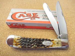 1989 Case XX Brown Bone Trapper Pattern 6254