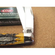 2001 Case XX Autumn Bone Handle Trapper Pattern # 6254 SS 2001 Case XX Autumn Bone Handle Trapper Pattern # 6254 SS