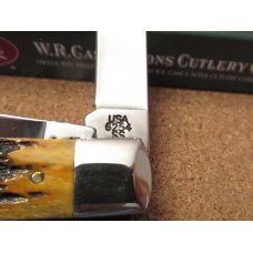 2001 Case XX Autumn Bone Handle Trapper Pattern # 6254 SS 2001 Case XX Autumn Bone Handle Trapper Pattern # 6254 SS