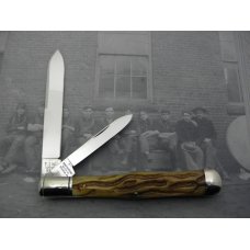 Schatt & Morgan File & Wire, 042262, Slim Coke Bottle, worm groove bone Schatt & Morgan File & Wire, 042262, Slim Coke Bottle, worm groove bone