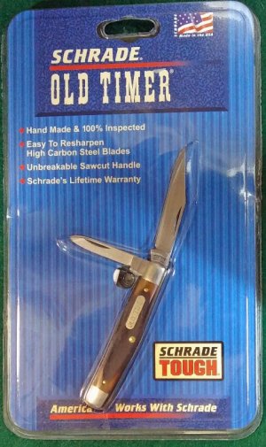 Schrade Old Timer - 33OT Middleman Jack  -  Unopened Clampack