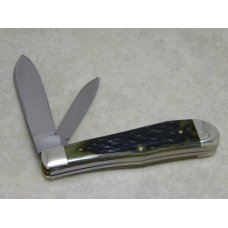 Cripple Creek USA by Bob Cargill Green Bone Dogleg Jack Knife 1985 Indiana Knife Collectors 1 of 20 Cripple Creek USA by Bob Cargill Green Bone Dogleg Jack Knife 1985 Indiana Knife Collectors 1 of 20