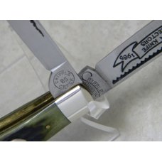 Cripple Creek USA by Bob Cargill Green Bone Dogleg Jack Knife 1985 Indiana Knife Collectors 1 of 20 Cripple Creek USA by Bob Cargill Green Bone Dogleg Jack Knife 1985 Indiana Knife Collectors 1 of 20