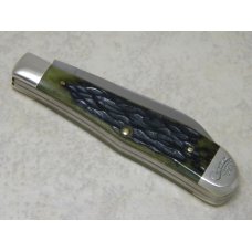 Cripple Creek USA by Bob Cargill Green Bone Dogleg Jack Knife 1985 Indiana Knife Collectors 1 of 20 Cripple Creek USA by Bob Cargill Green Bone Dogleg Jack Knife 1985 Indiana Knife Collectors 1 of 20