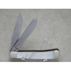 Hen & Rooster Bertram Cutlery Solingen Germany 312 Damascus Pearl Trapper Knife Hen & Rooster Bertram Cutlery Solingen Germany 312 Damascus Pearl Trapper Knife