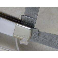 Hen & Rooster Bertram Cutlery Solingen Germany 312 Damascus Pearl Trapper Knife Hen & Rooster Bertram Cutlery Solingen Germany 312 Damascus Pearl Trapper Knife