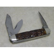 Wards Made in USA 450 Jigged Bone "Master Quality" Punch Blade Cattle Stockman Knife 