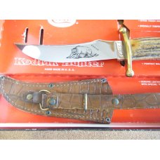 Case XX Kodiak Fixed Blade Hunter Stag Handle CASE (serifs) Early Rare Nice Case XX Kodiak Fixed Blade Hunter Stag Handle CASE (serifs) Early Rare Nice