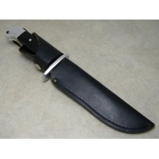 Buck 124 USA Black Micarta Frontiersman Fixed Blade Hunting Sheath Knife c.1968-1973 Buck 124 USA Black Micarta Frontiersman Fixed Blade Hunting Sheath Knife c.1968-1973