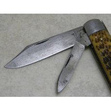 Schrade Cut. Co. Walden NY USA Peachseed Bone Medium Jack Knife c.1903-1948 Schrade Cut. Co. Walden NY USA Peachseed Bone Medium Jack Knife c.1903-1948