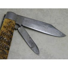Schrade Cut. Co. Walden NY USA Peachseed Bone Medium Jack Knife c.1903-1948 Schrade Cut. Co. Walden NY USA Peachseed Bone Medium Jack Knife c.1903-1948
